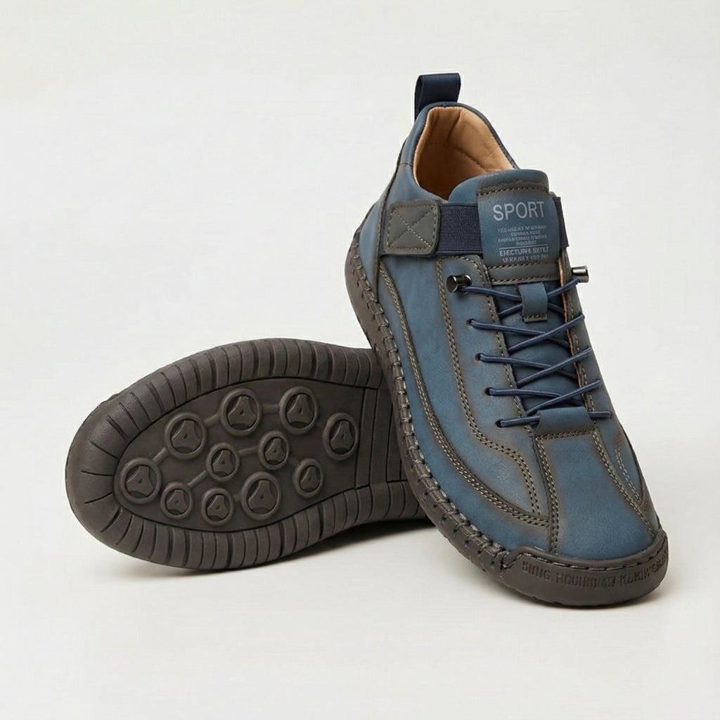 Zapatillas de cordones con puntera ancha