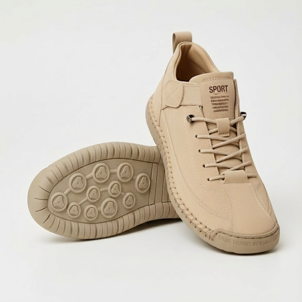 Zapatillas de cordones con puntera ancha