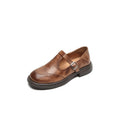 Zapatos Mary Jane de cuero