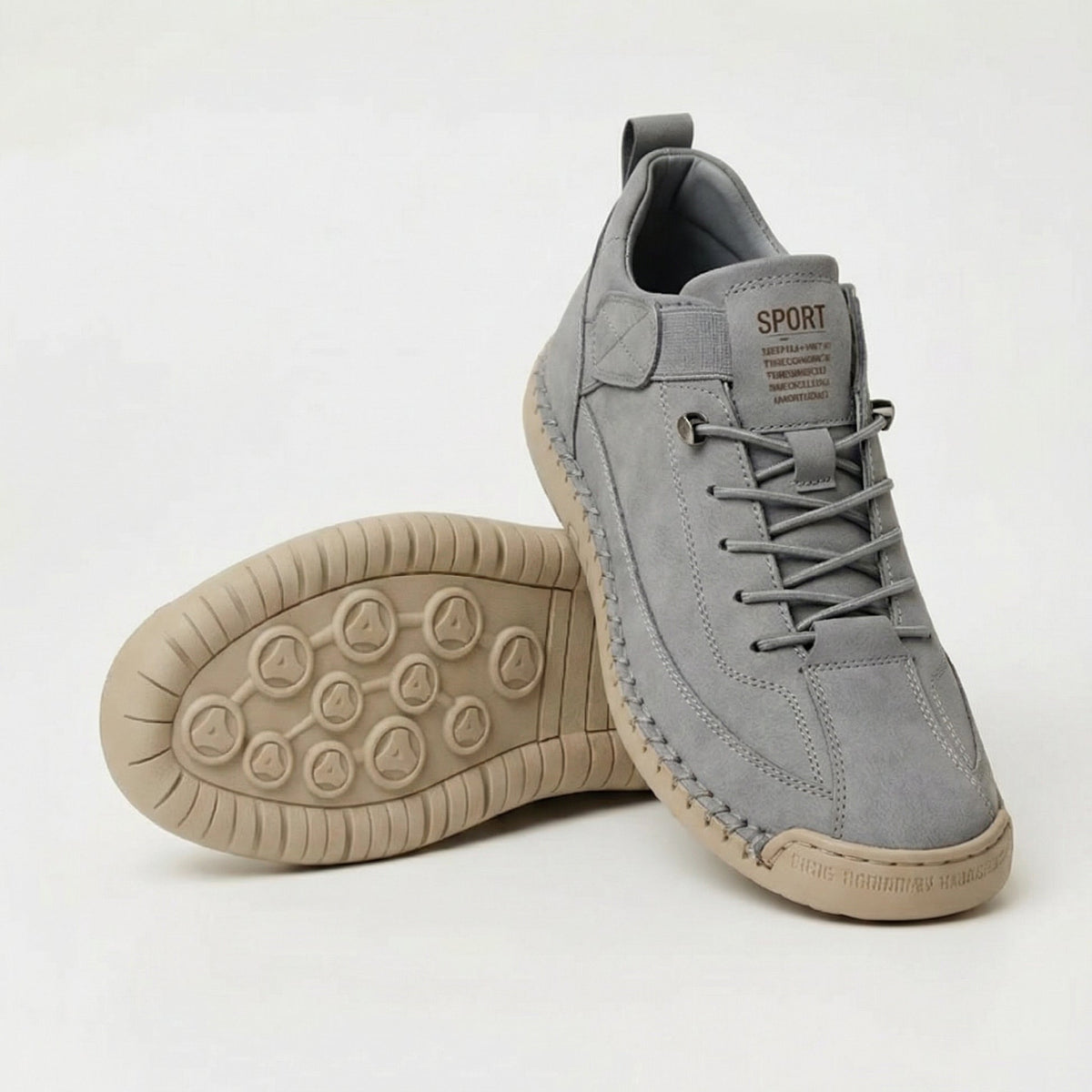Zapatillas de cordones con puntera ancha
