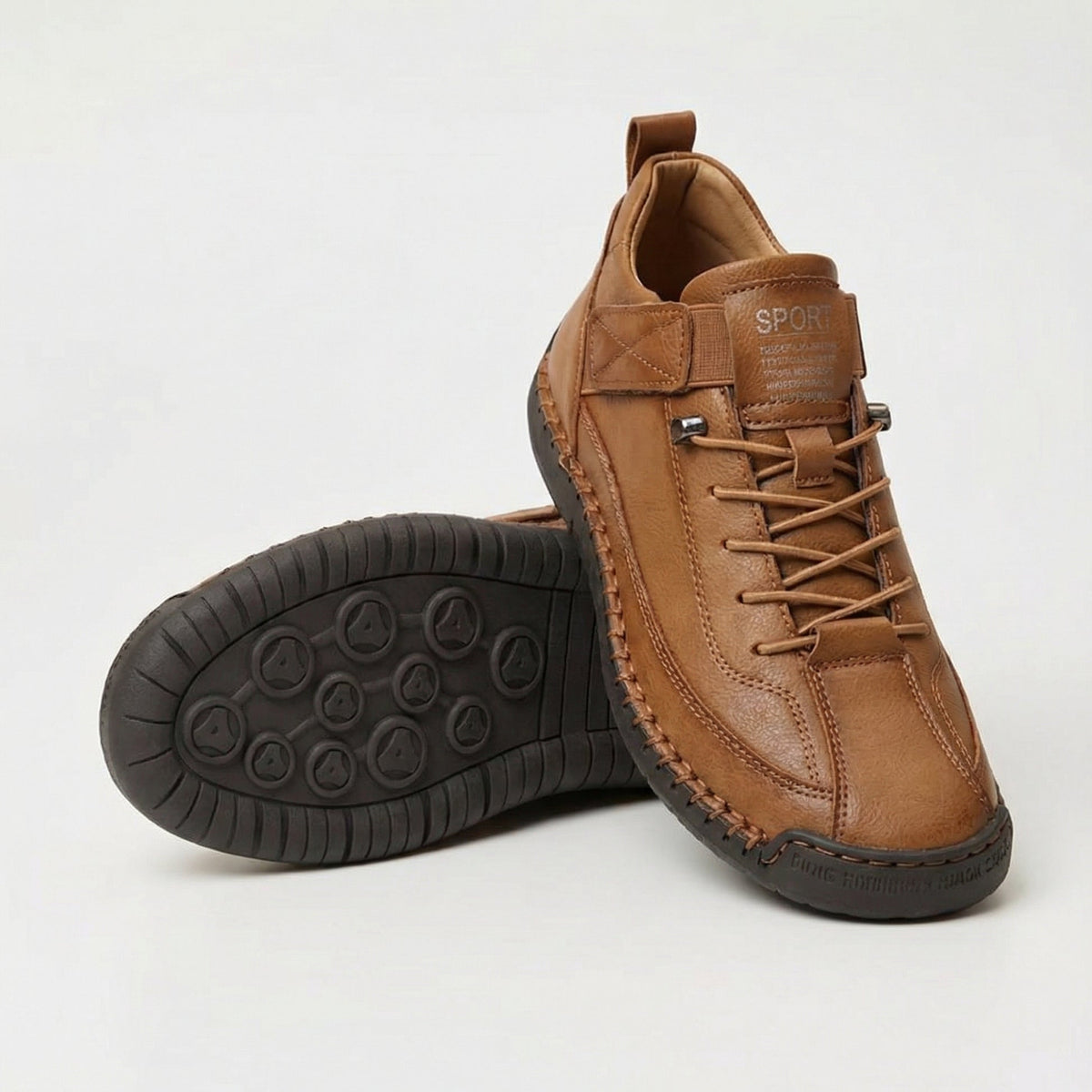Zapatillas de cordones con puntera ancha