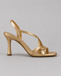 Sandalias de tacón fino con tiras cruzadas