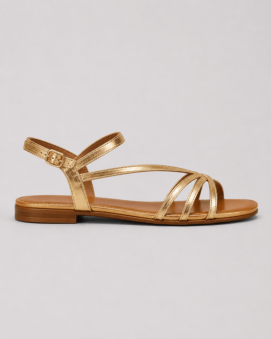 Sandalias planas de tiras finas