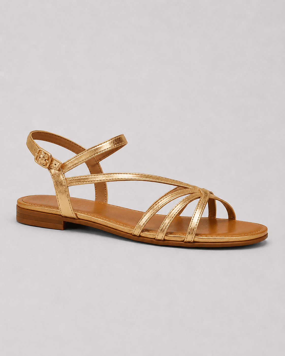 Sandalias planas de tiras finas