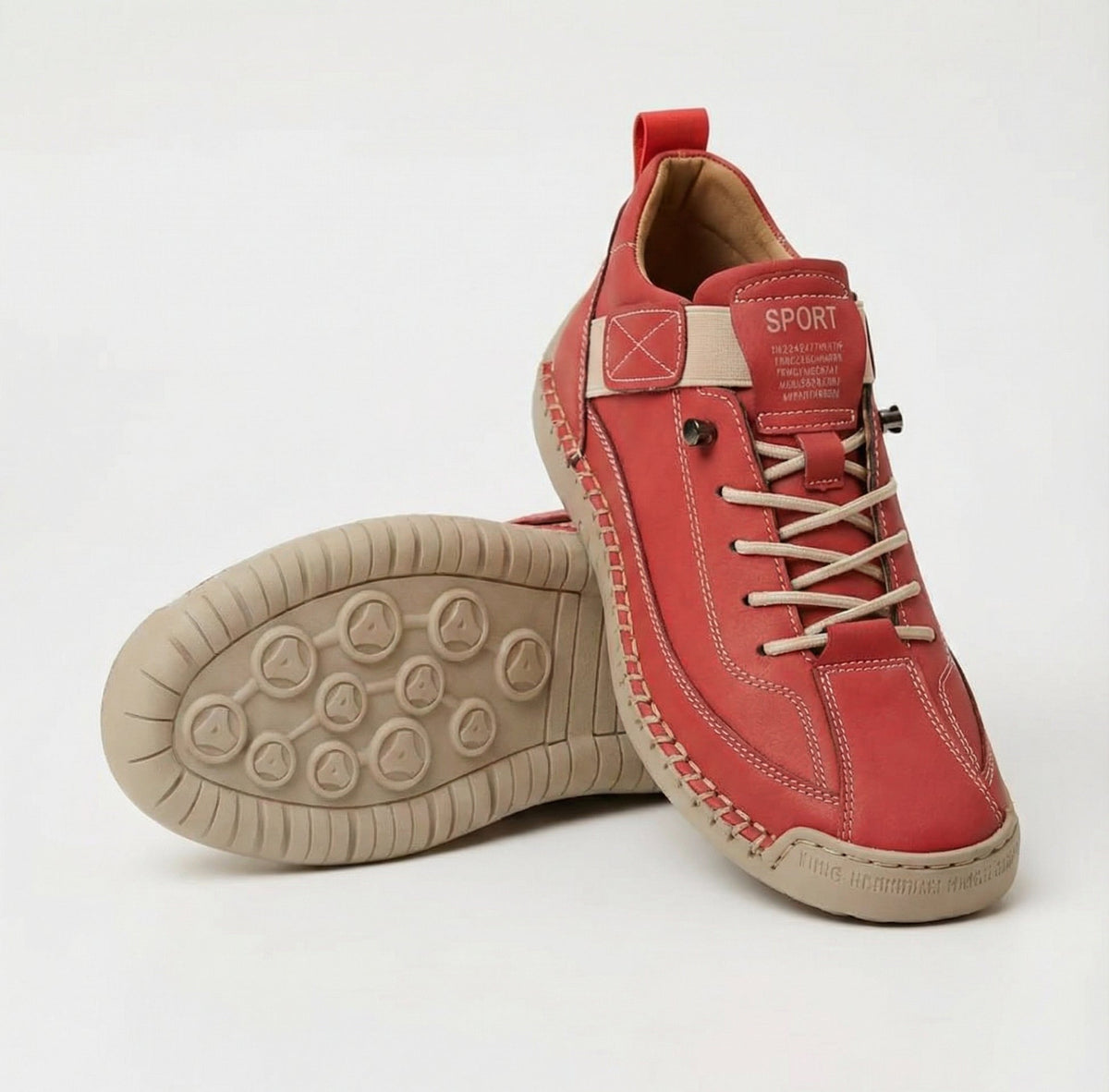 Zapatillas de cordones con puntera ancha