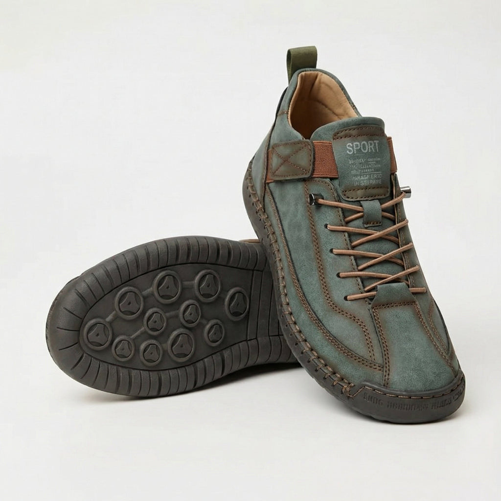 Zapatillas de cordones con puntera ancha