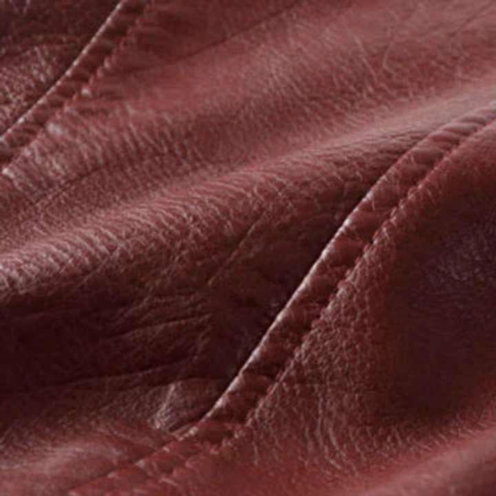 Chaqueta biker corta con cinturón